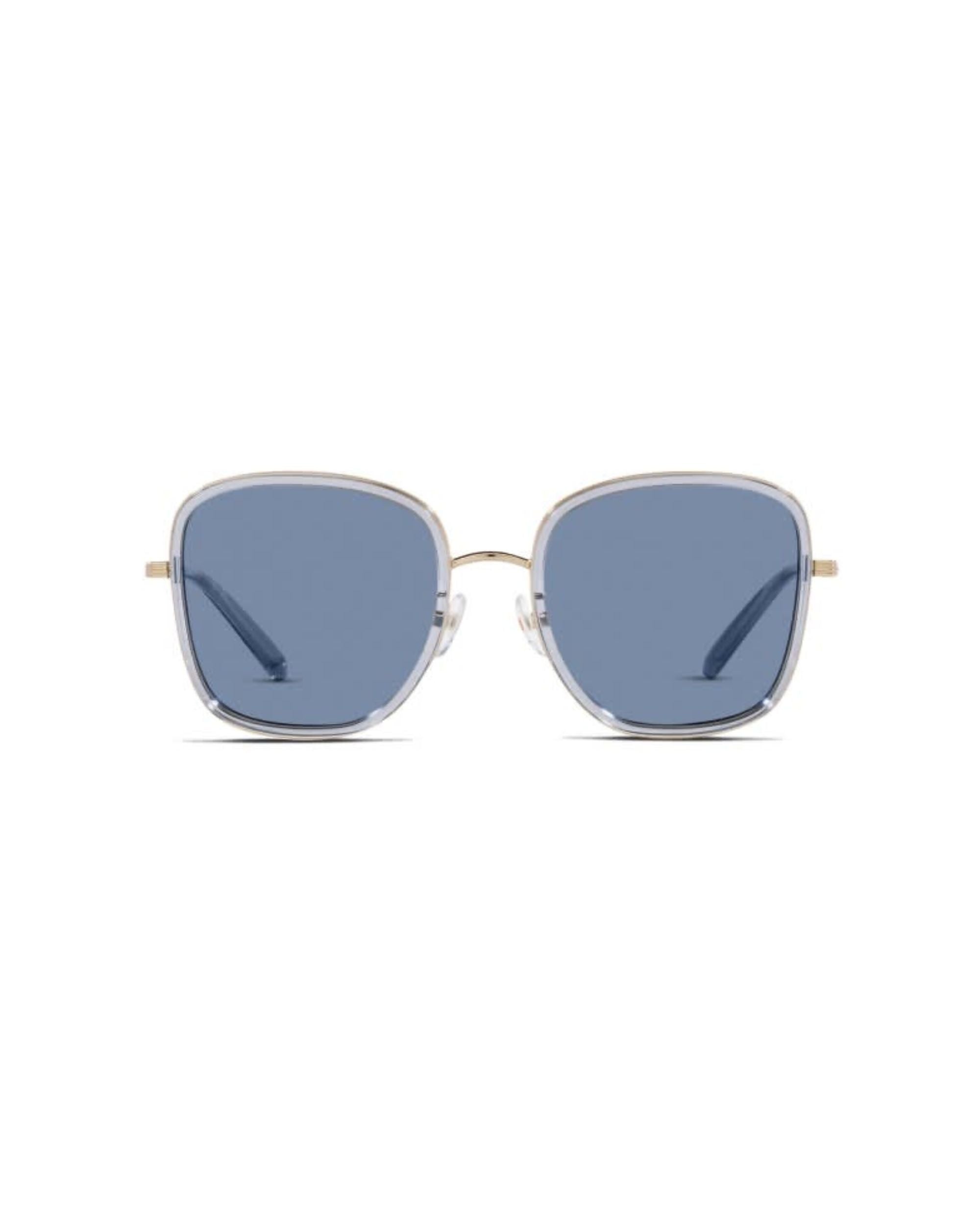 Lentes Tory Burch Kira cuadrados celestes