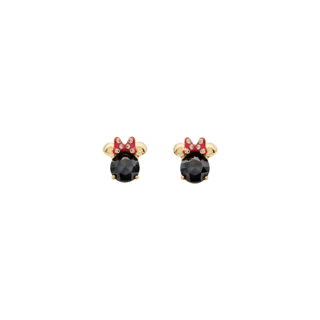 Aros Kate Spade Disney Minnie Circon Negro