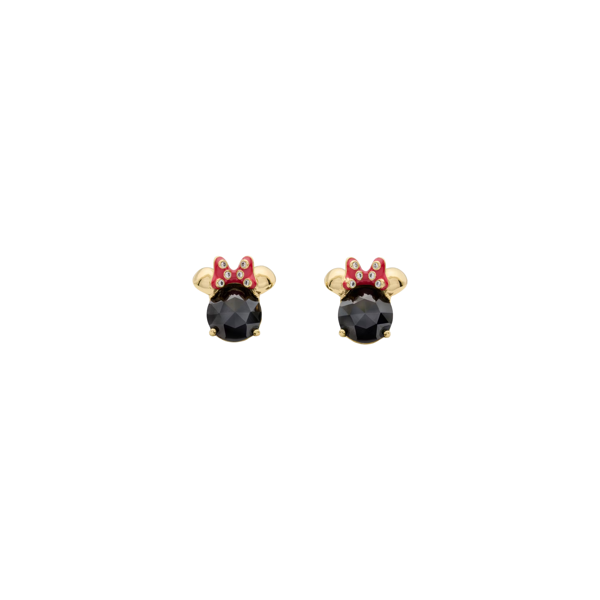 Aros Kate Spade Disney Minnie Circon Negro