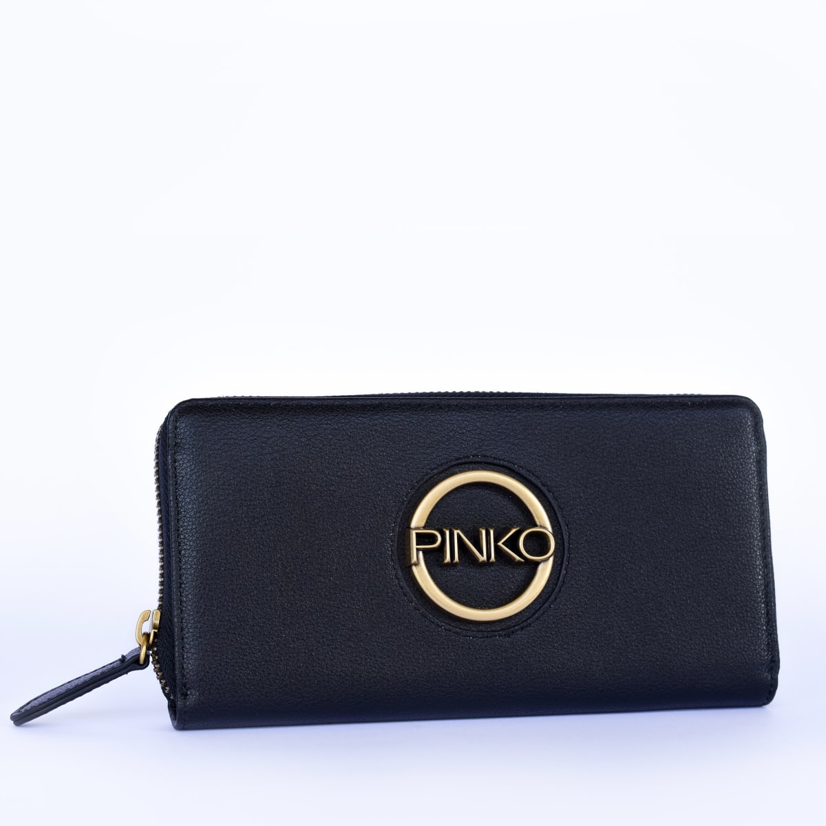 Billetera Pinko Grande Rectangular Negro