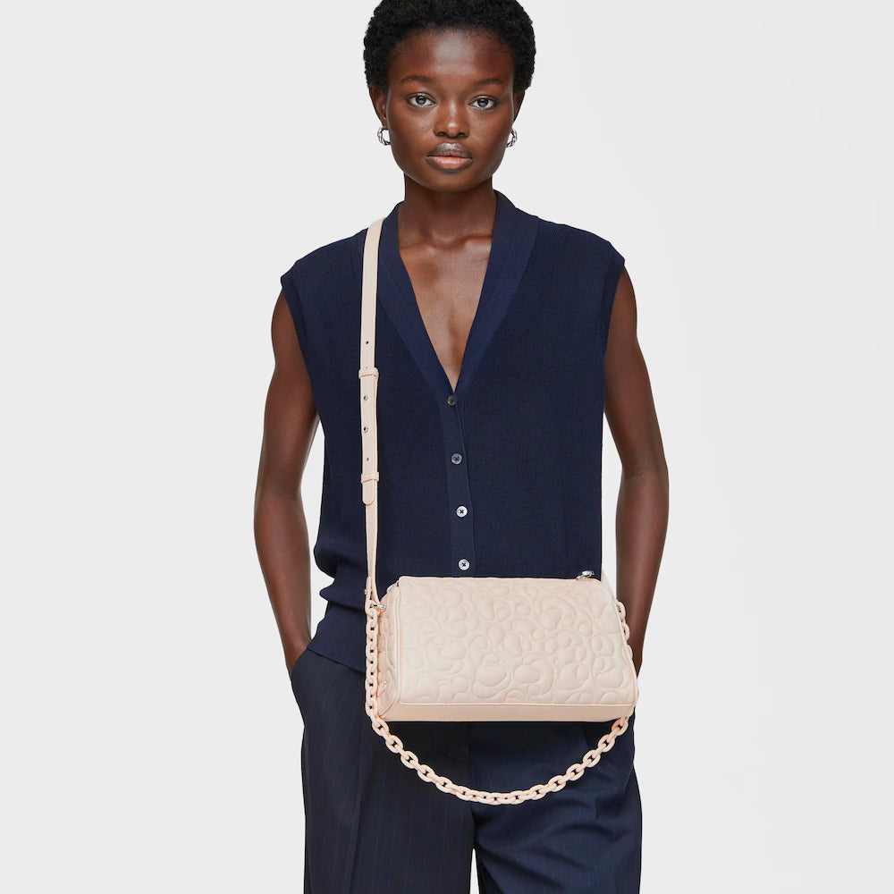 Cartera Tous Greta Grande de cuero beige