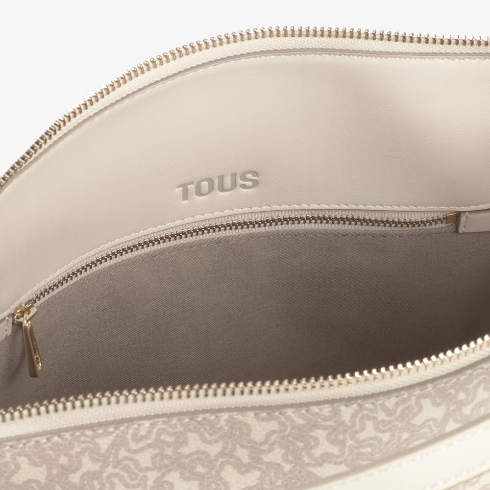 Cartera Tous City mediano Kaos Beige