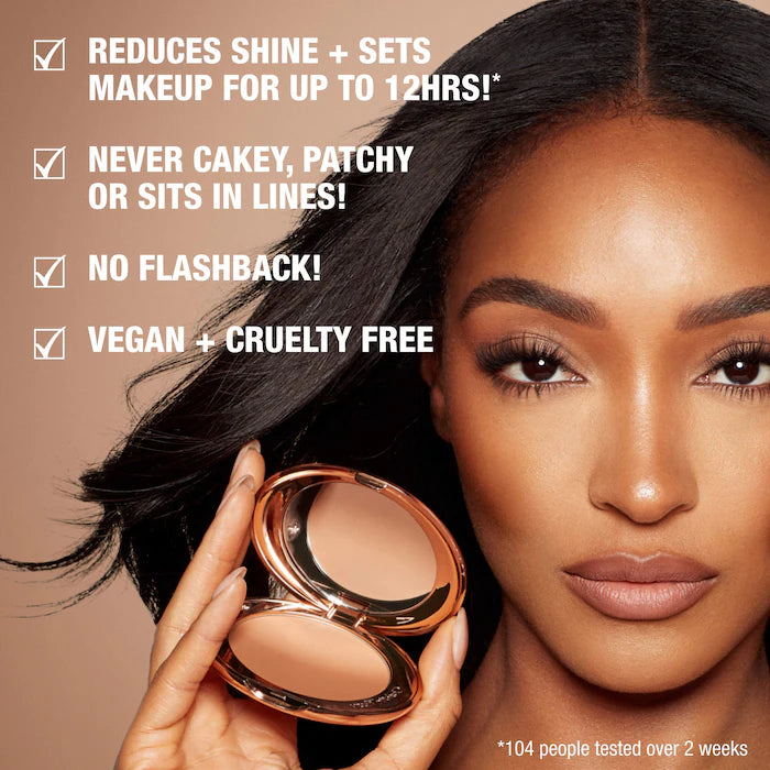 Polvo compacto fijador Charlotte Tilbury tono medium