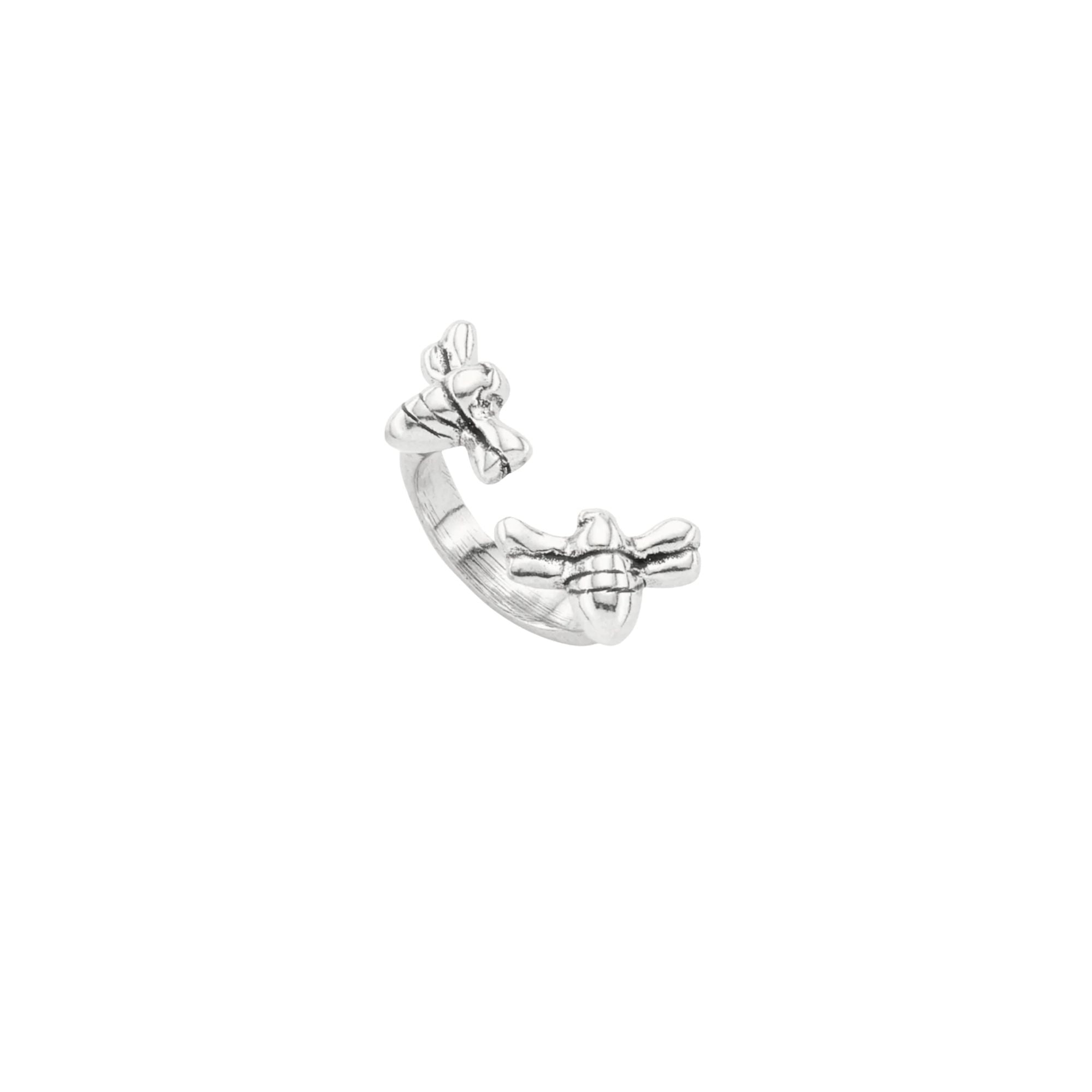 Anillo Uno de 50 Abejas abierto plata