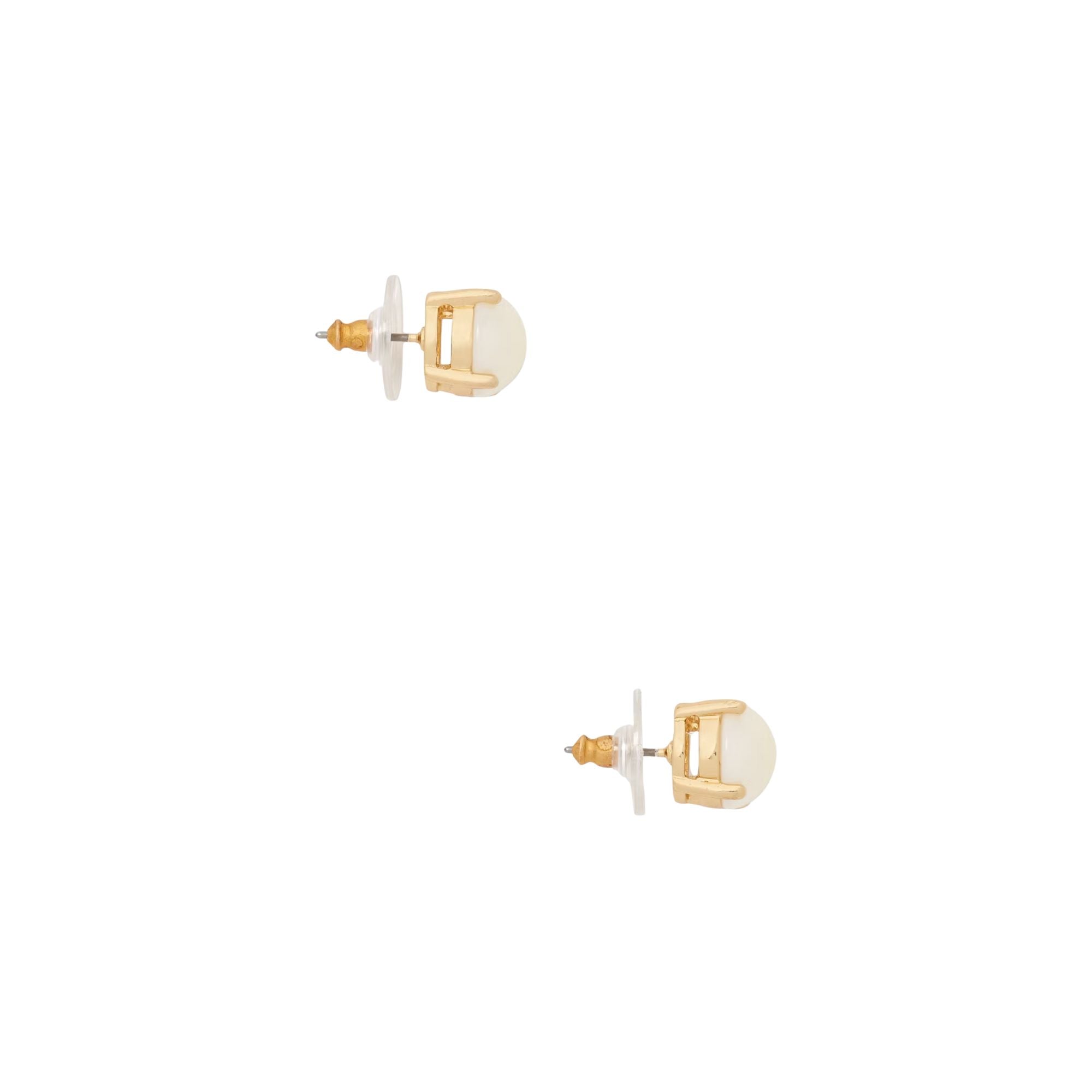 Aros Kate Spade Perla Gumdrop Dorados