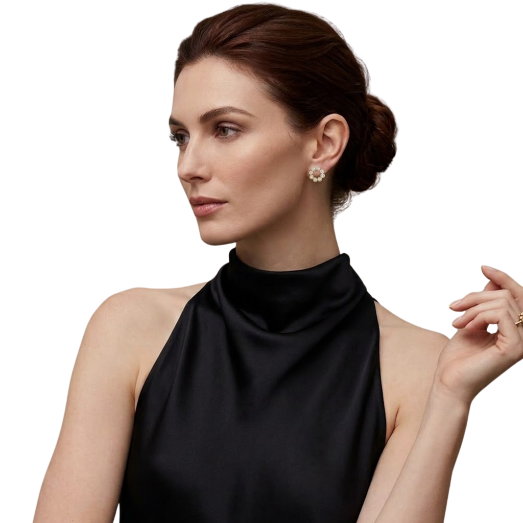 Aros Kate Spade Full Circle Studs Dorado