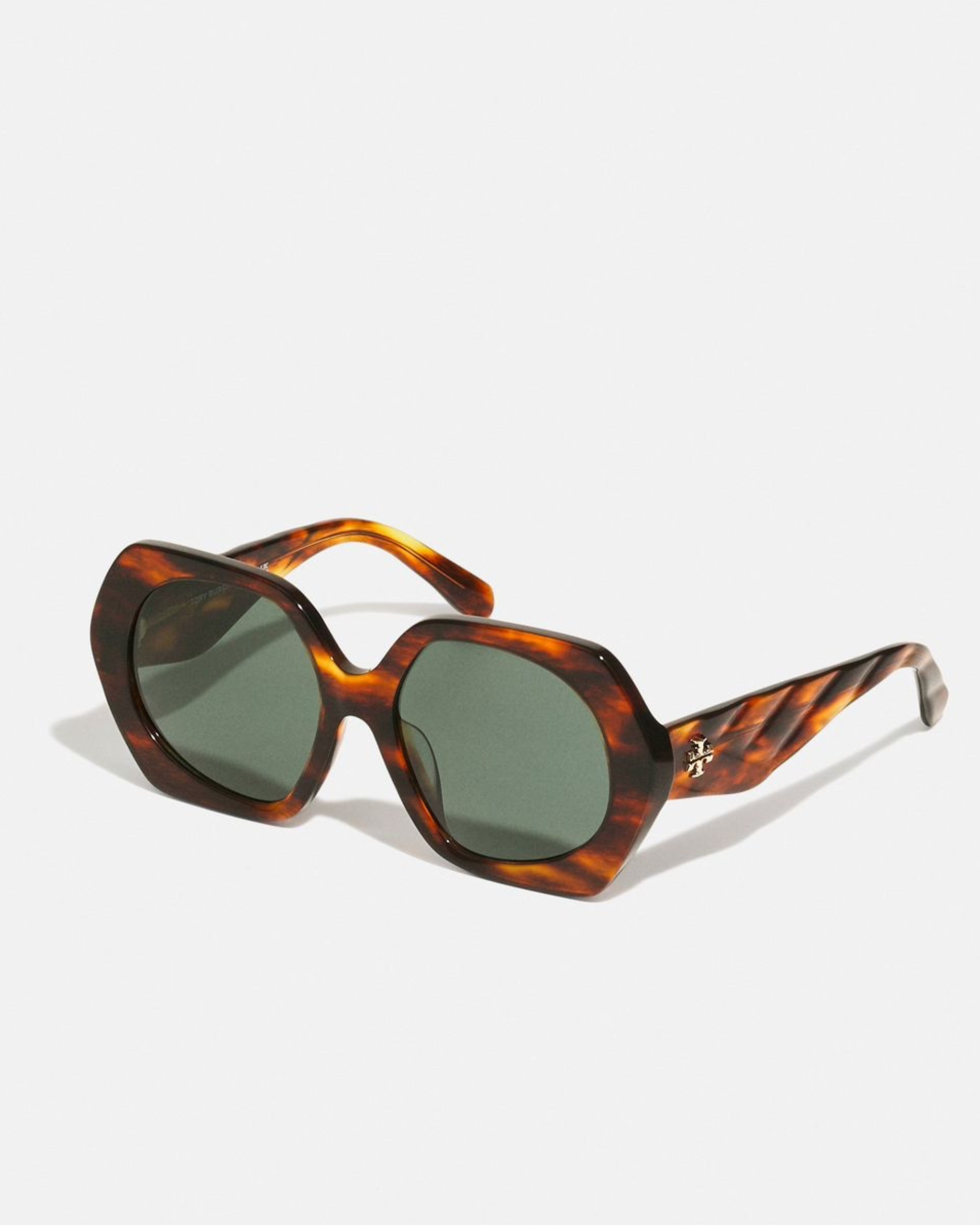 Lentes Tory Burch marco Hexagonal cheeta Tory Burch
