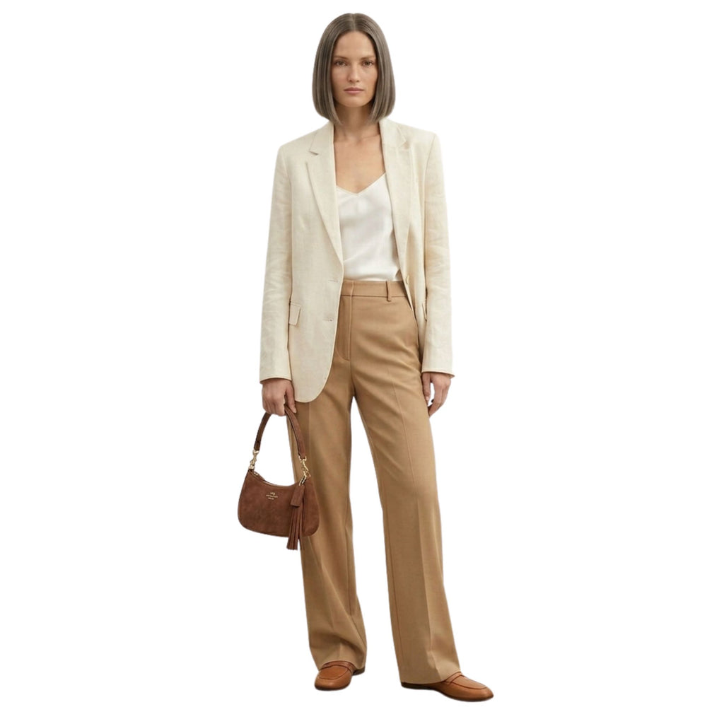 Cartera Coach Tery Mini Suede cafe