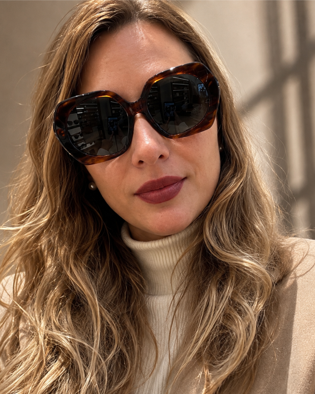 Lentes Tory Burch marco Hexagonal cheeta Tory Burch
