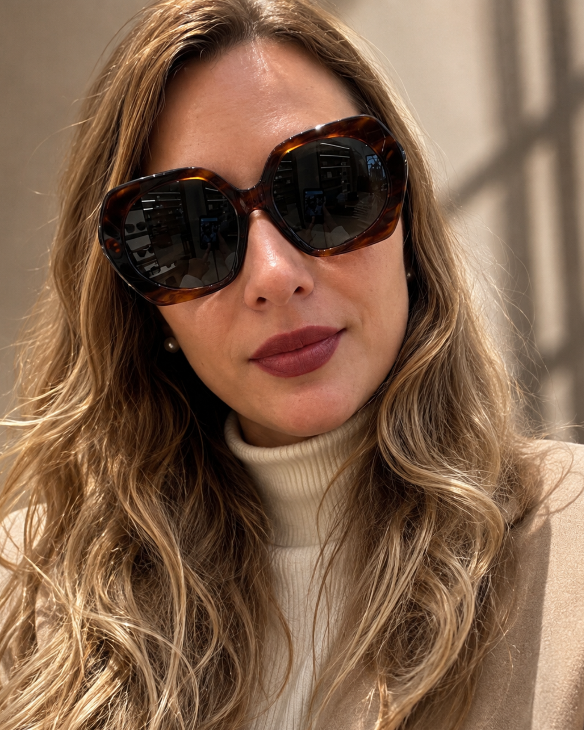Lentes Tory Burch marco Hexagonal cheeta Tory Burch