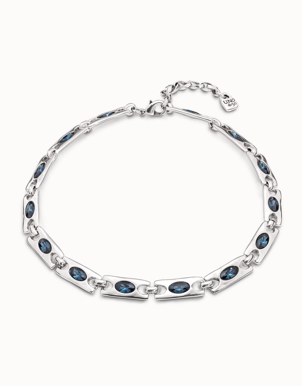 Collar Uno de 50 The crown con catorce eslabones rectangulares