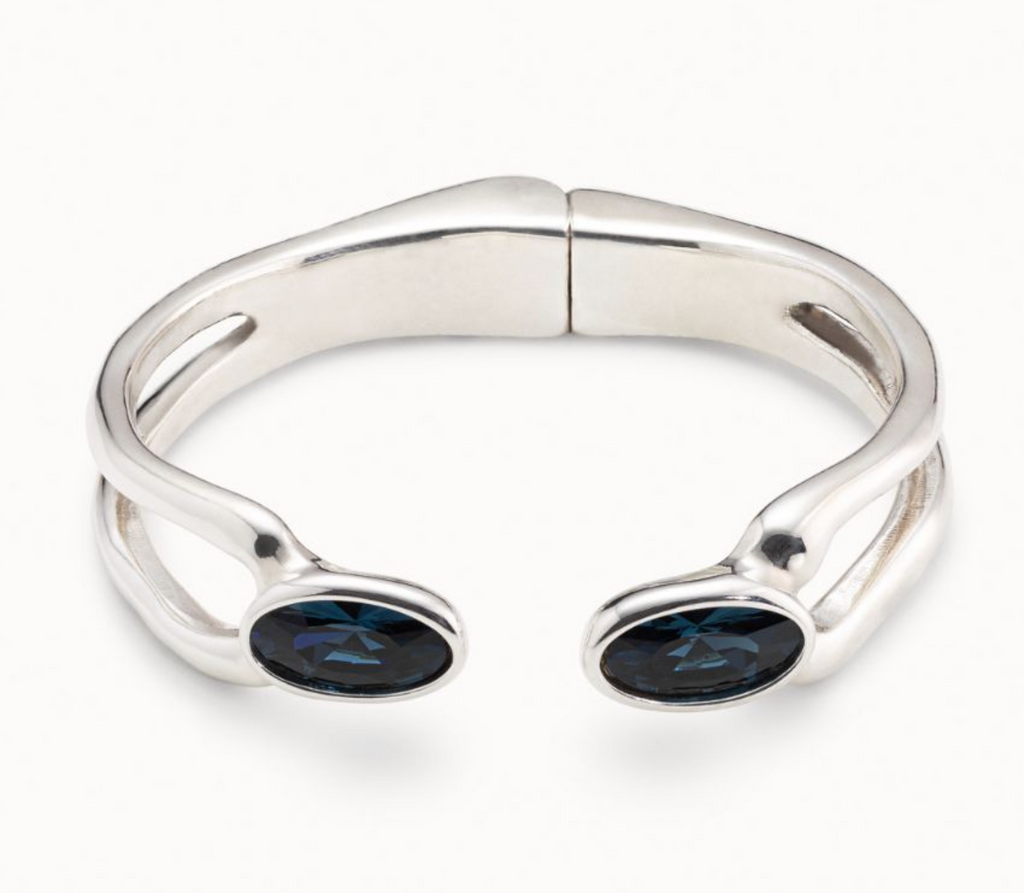Pulsera Uno de 50 Kingdom 2 cristales Azul