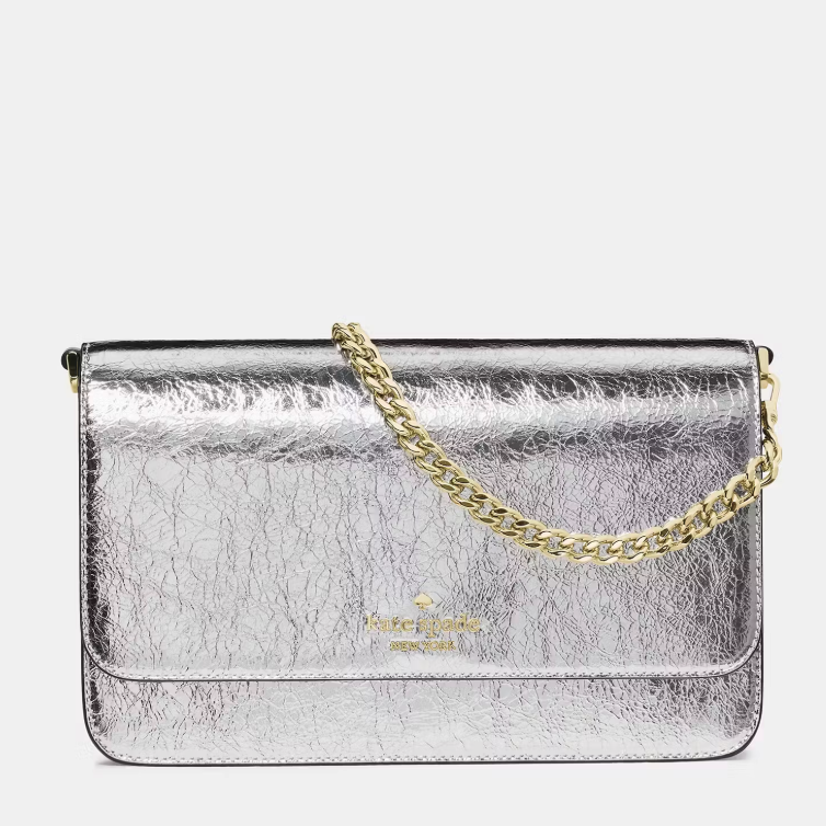 Cartera Kate Spade Grande Madison Crinkle Metallic