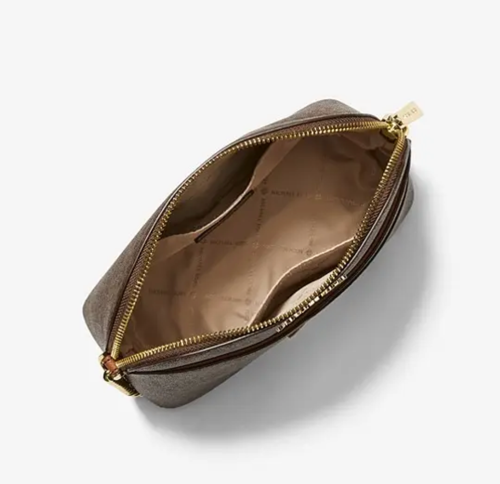 Crossbody Michael Kors Dome monograma cafe