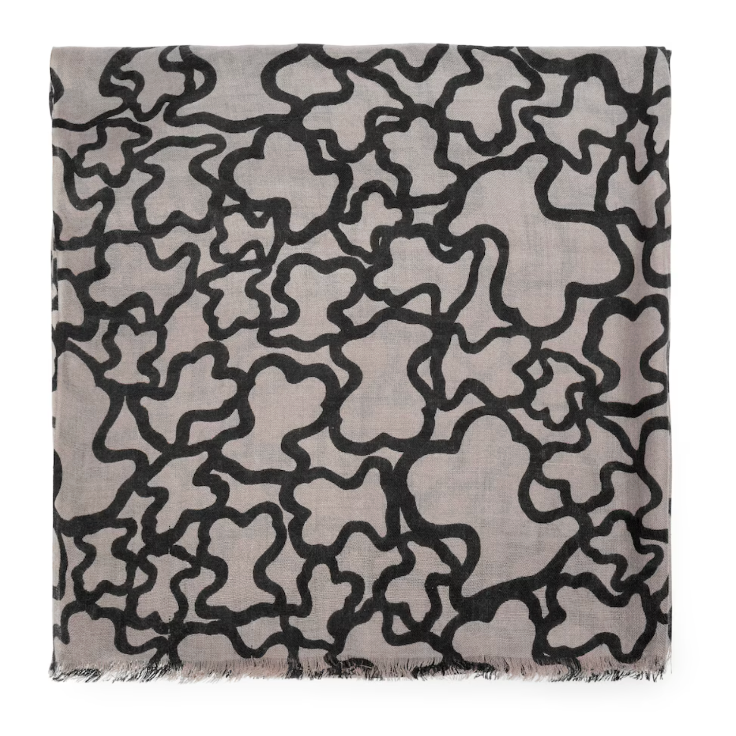 Pañuelo Tous Arena Gris y Negro
