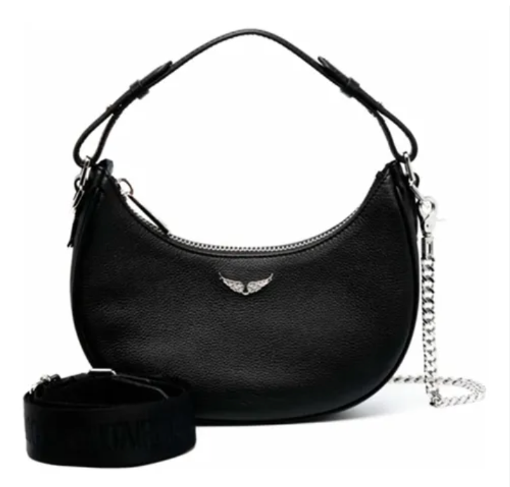 Cartera Zadig & Voltaire Moonvibe Cuero Negro Zadig Et Voltaire