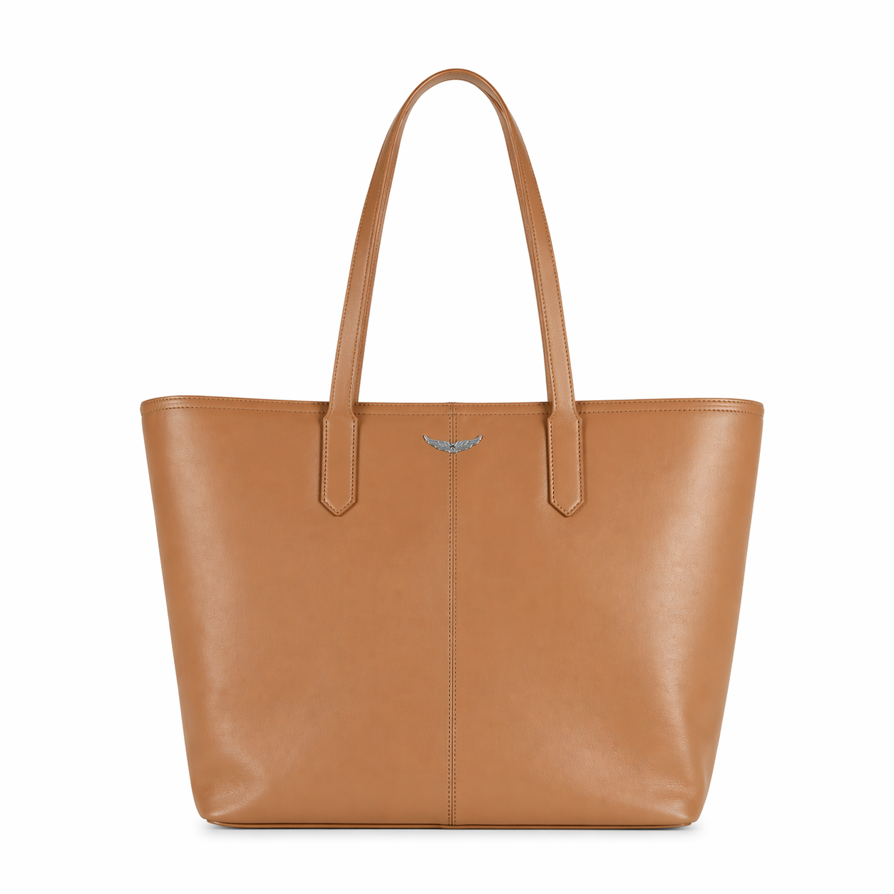 Tote Zadig & Voltaire cuero camel