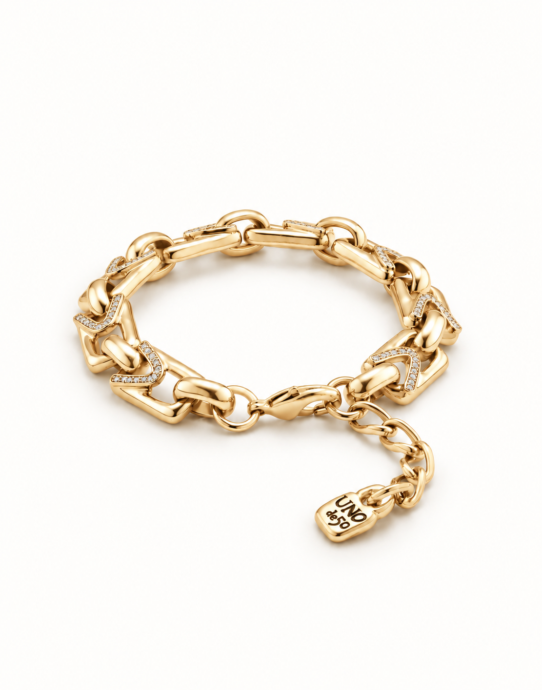 Pulsera Uno de 50 Unstoppable Topaz Dorado UNOde50
