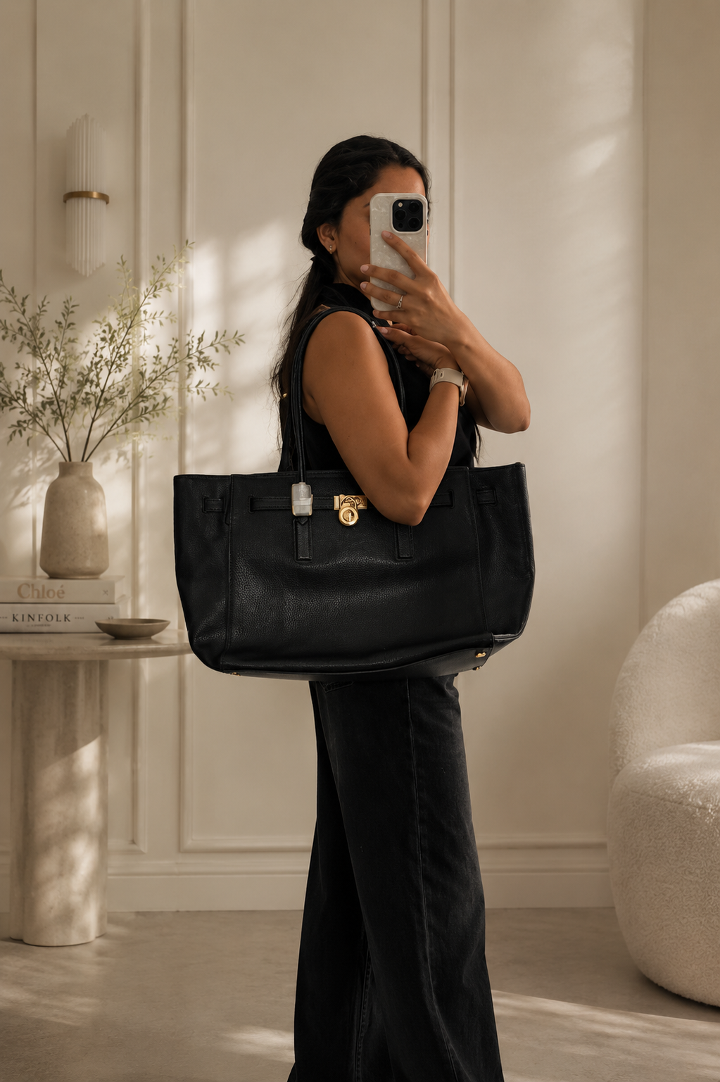 Bolso Michael Kors Hamilton Moderne Negro