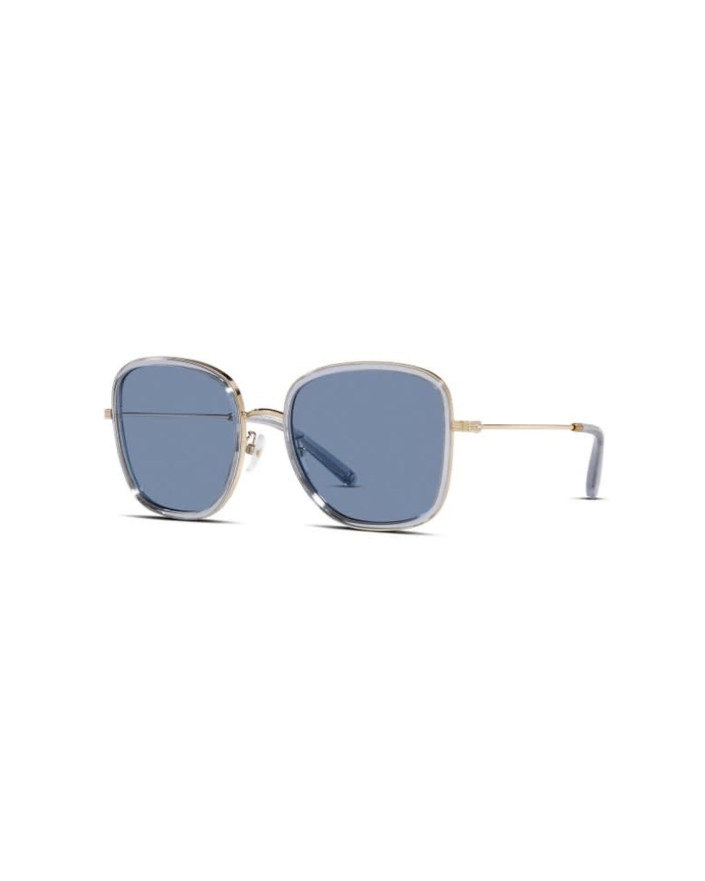 Lentes Tory Burch Kira cuadrados celestes
