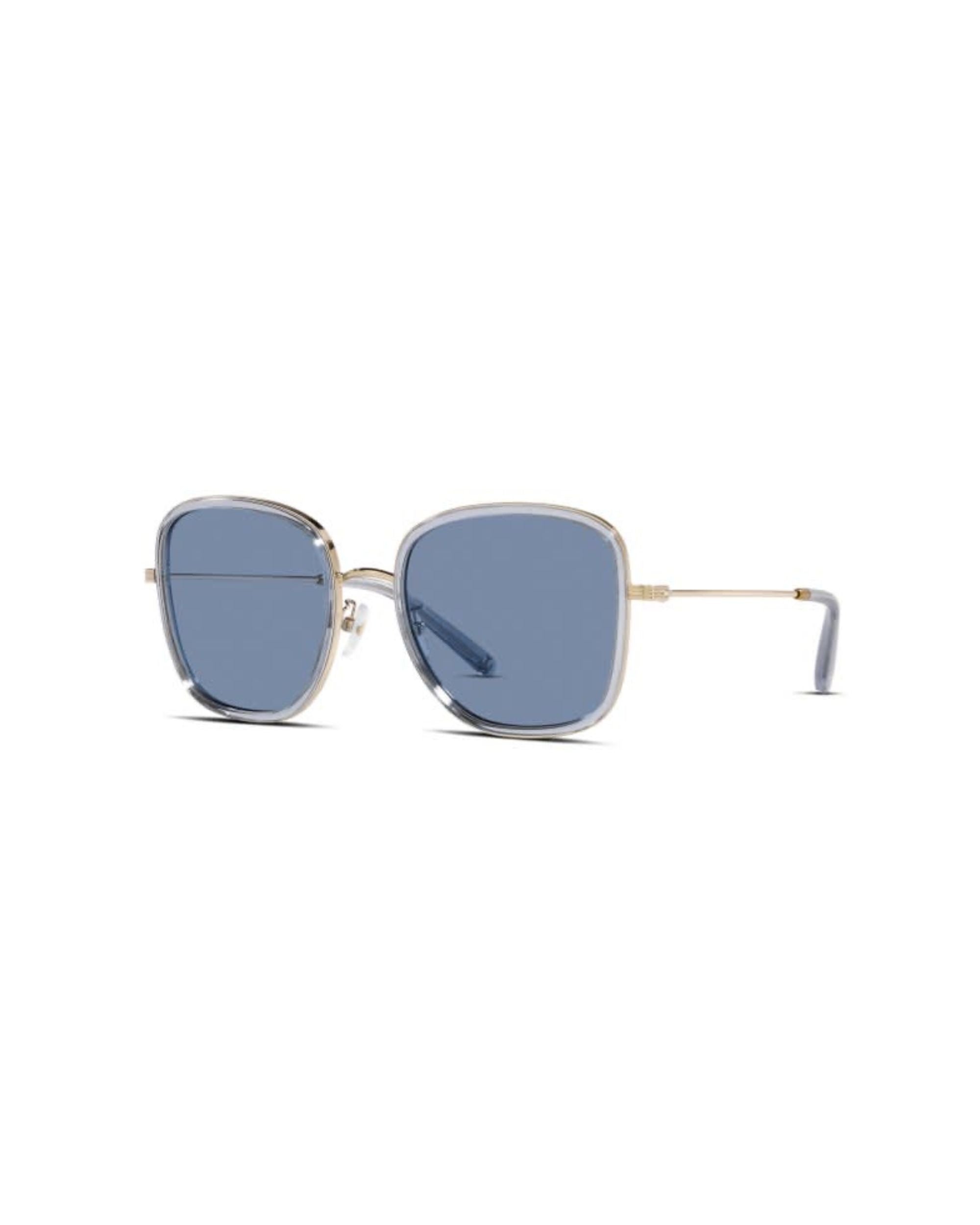 Lentes Tory Burch Kira cuadrados celestes