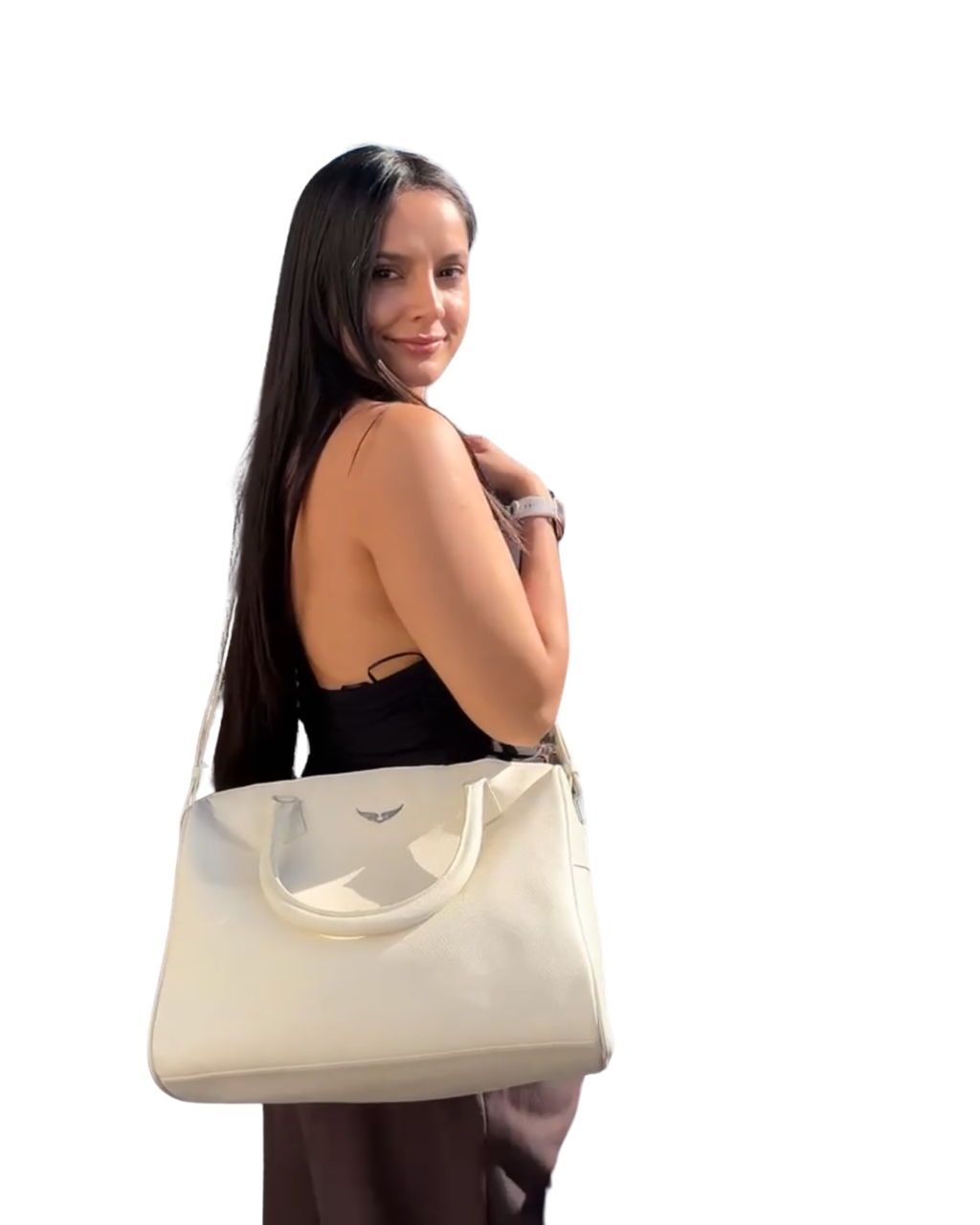 Bolso Zadig & Voltaire Sunny Medium crema