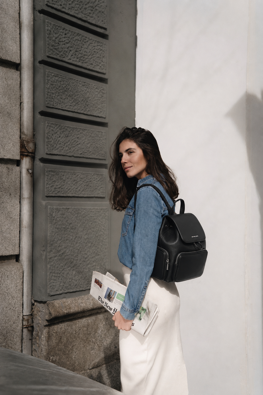 Mochila Michael Kors Merritt negra