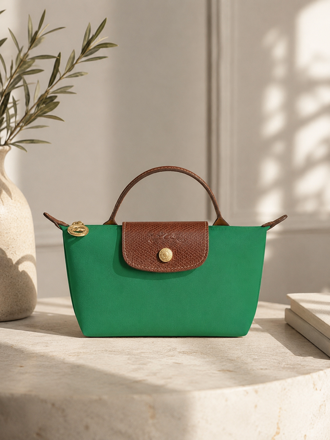 Cartera Longchamp Le Pliage  XS Verde