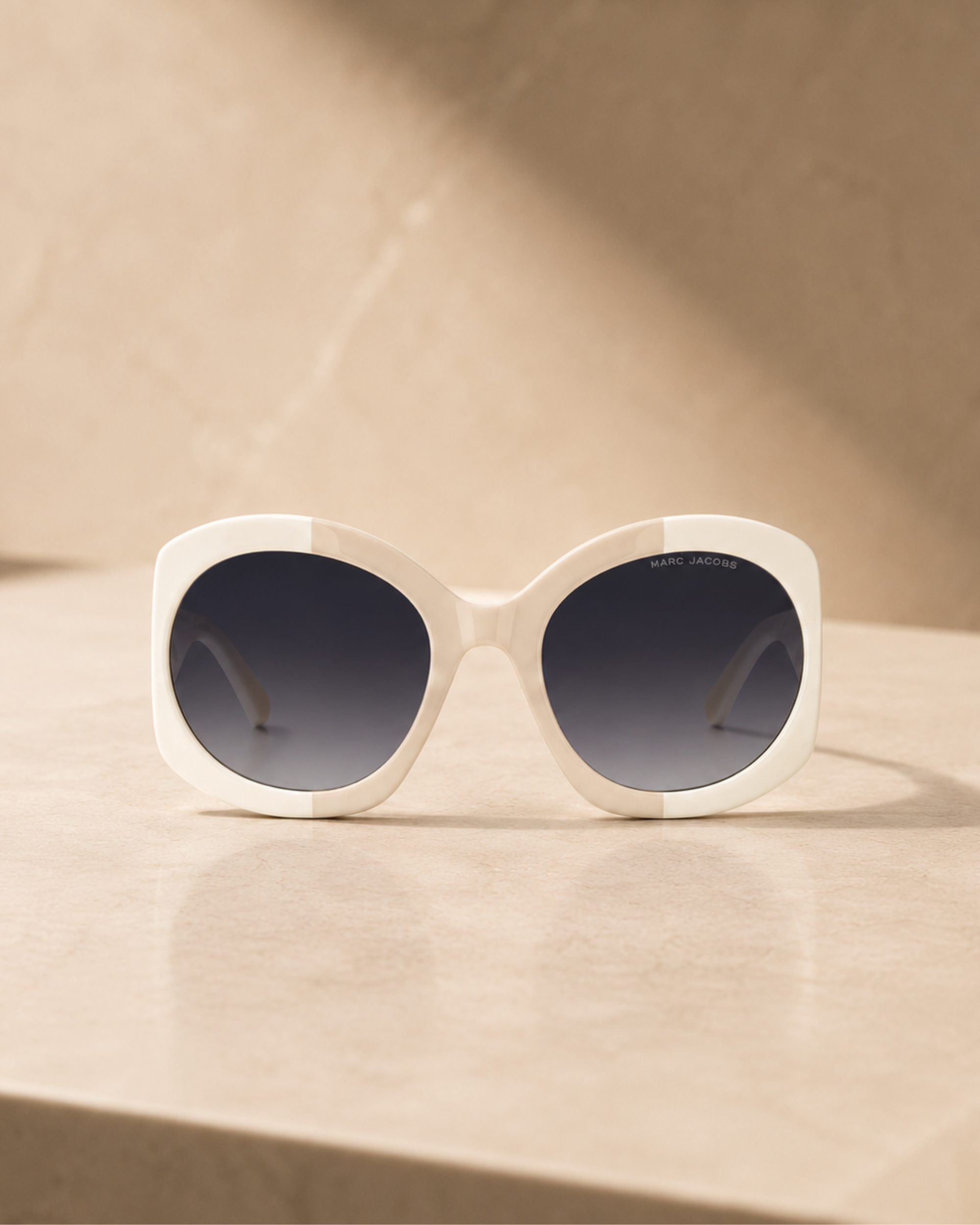 Lentes Marc Jacobs Marco Circular Blanco Marc Jacobs