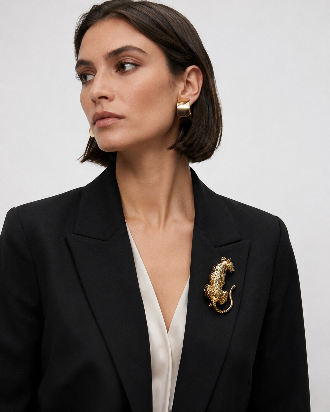 Broche Lola Casademunt Leopardo dorado Lola Casademunt