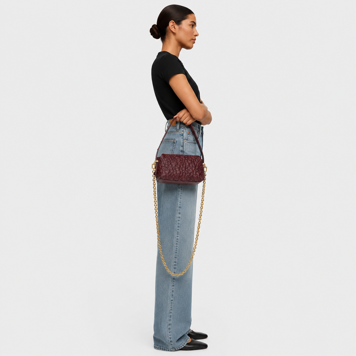 Cartera Tous Puffy Bear Mini Burdeo Tous