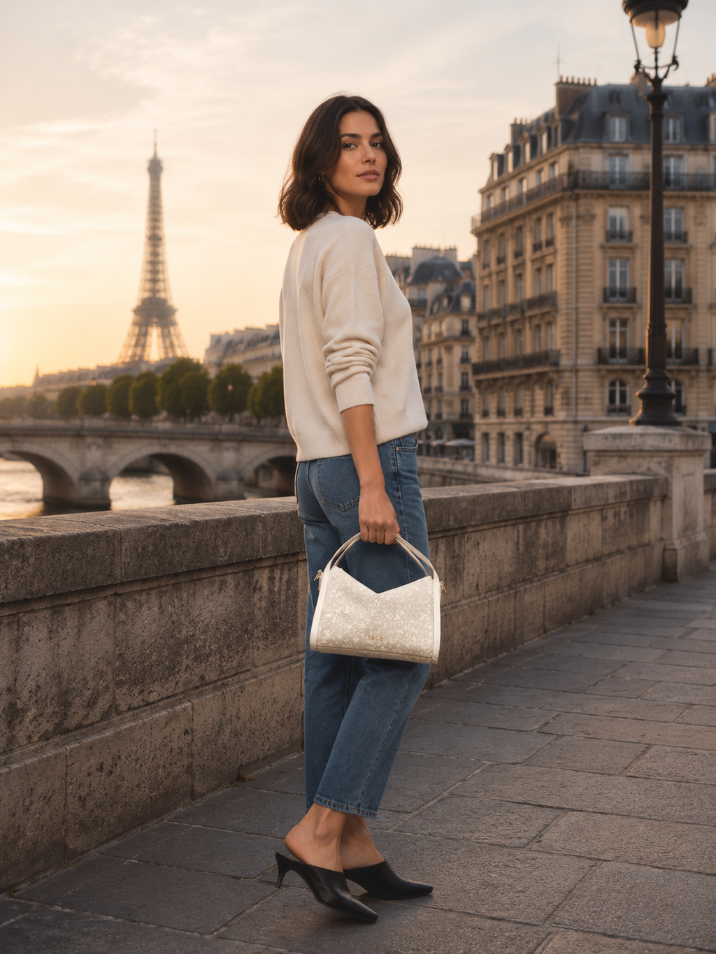 Cartera Tous City mediano Kaos Beige Tous