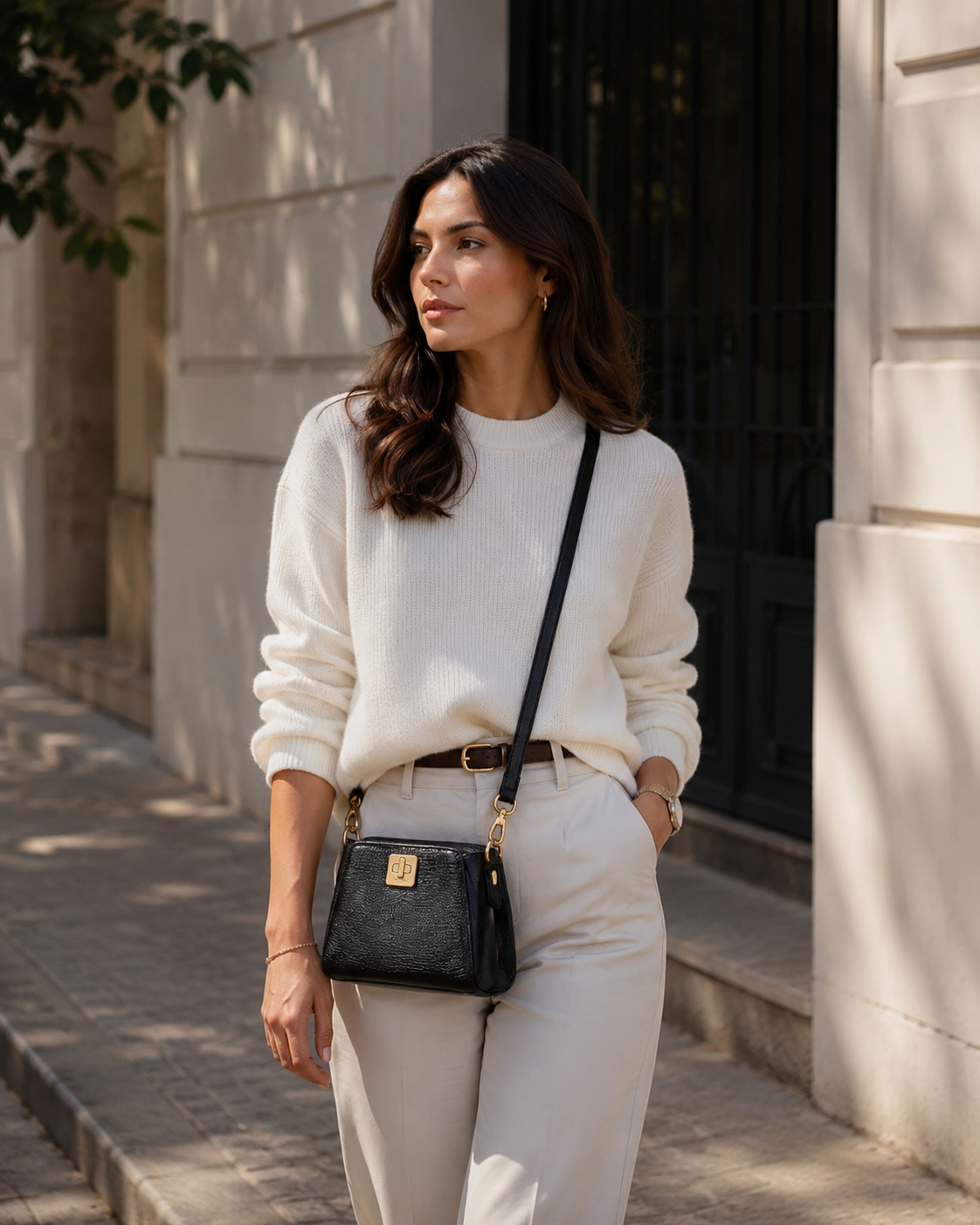 Cartera Kate Spade Phoebe negro con brillos Kate Spade