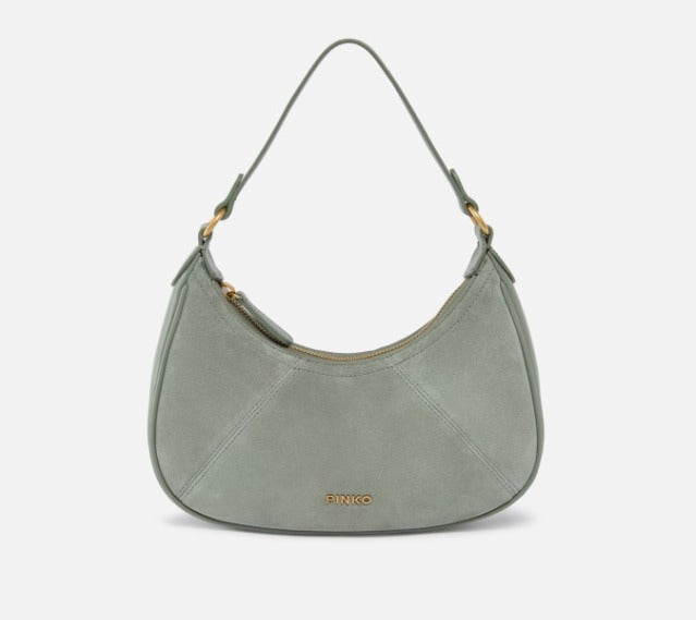 Cartera Pinko shoulderbag Suede gamuza Mediana verde Pinko