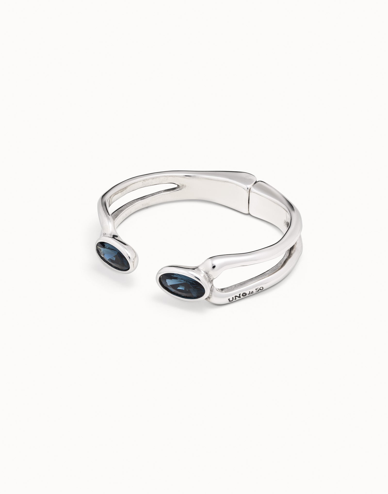 Pulsera Uno de 50 Kingdom 2 cristales Azul