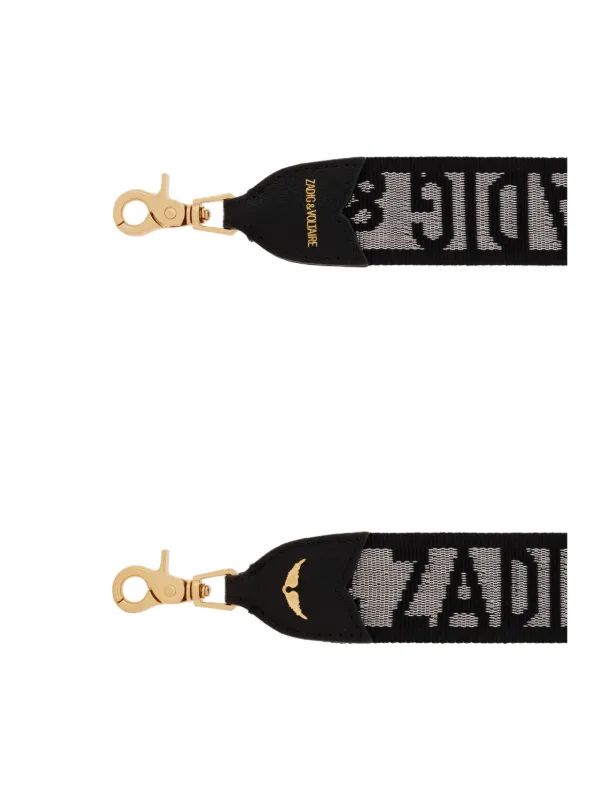 Strap Zadig & Voltaire Negro con plateado
