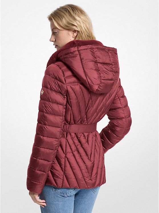 Chaqueta michael Kors Guinda