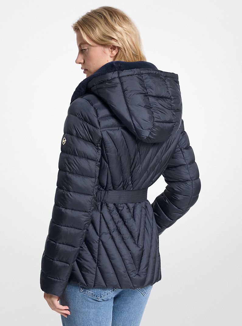 Chaqueta Michael Kors Acolchada azul