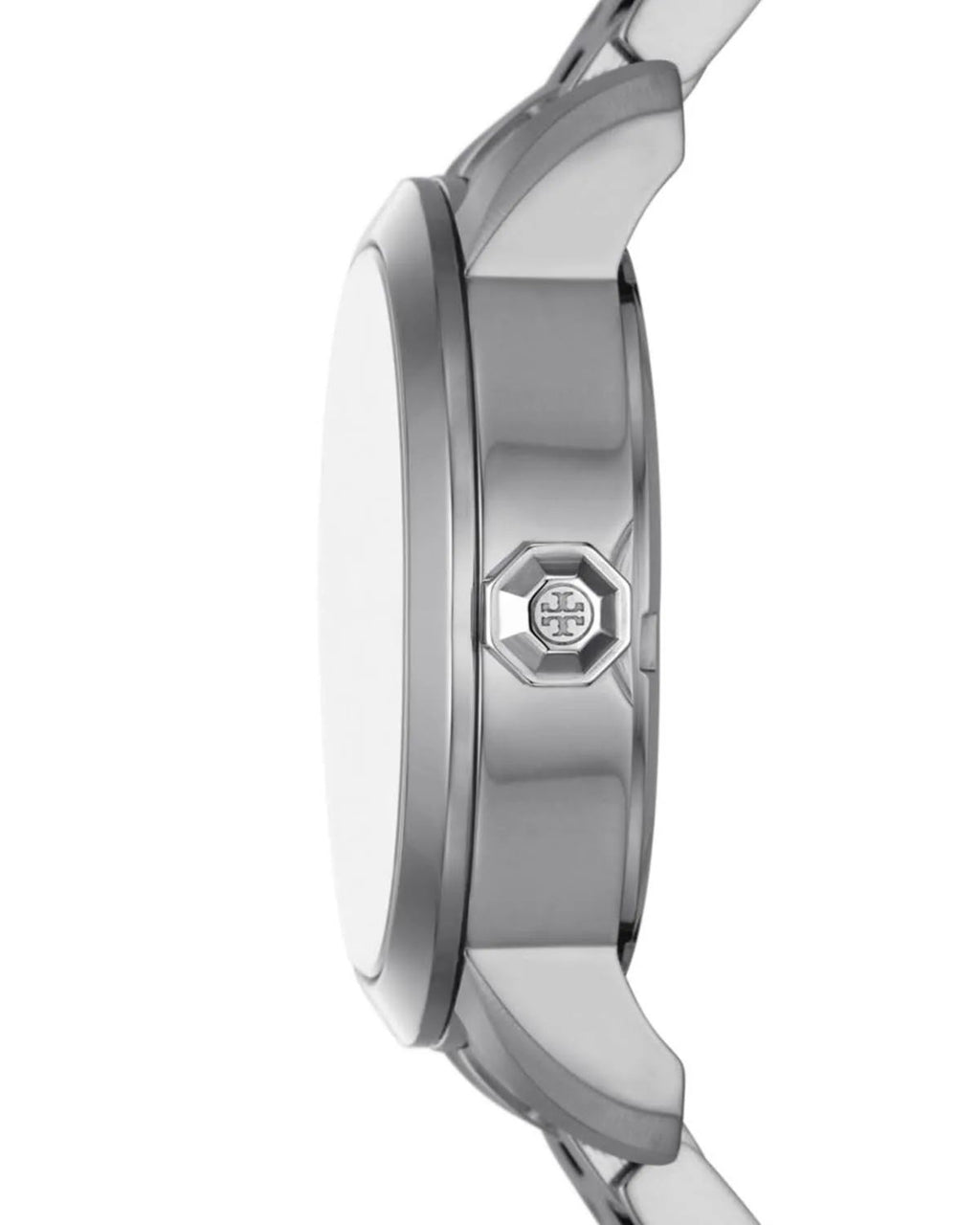 Reloj Tory Burch fondo celeste plateado