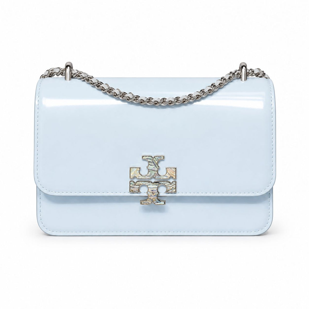 Cartera Tory Burch grande celeste