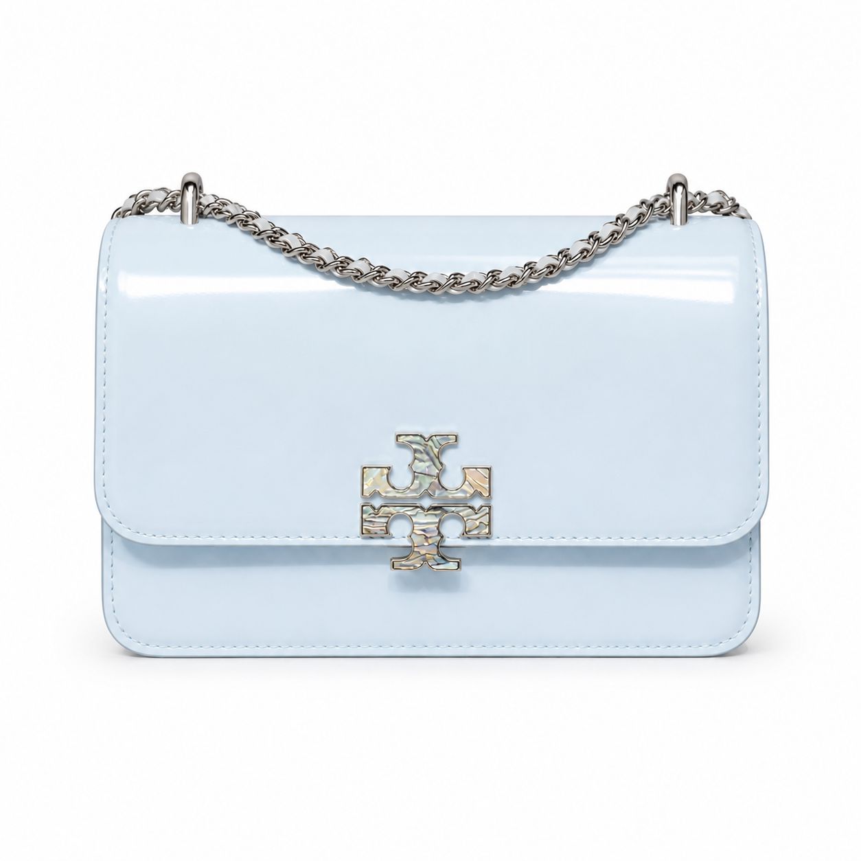 Cartera Tory Burch grande celeste