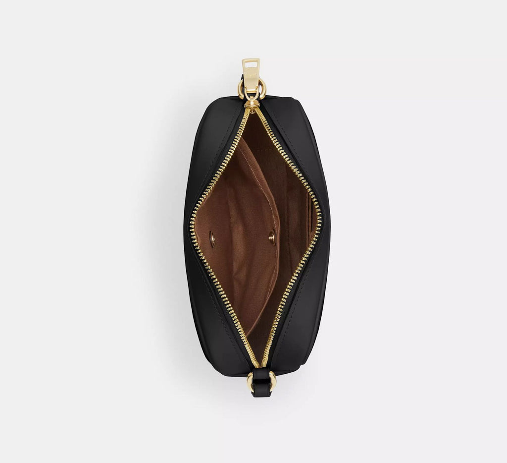 Cartera Coach Jamie Grande monograma cafe