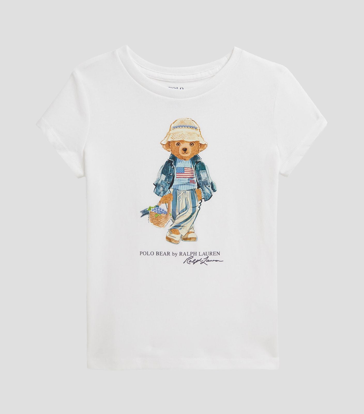 Polera Polo Ralph Lauren Polo Bear Blanca