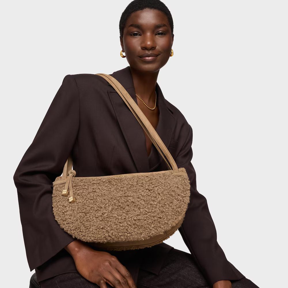 Cartera Tous Halfmoon Camel
