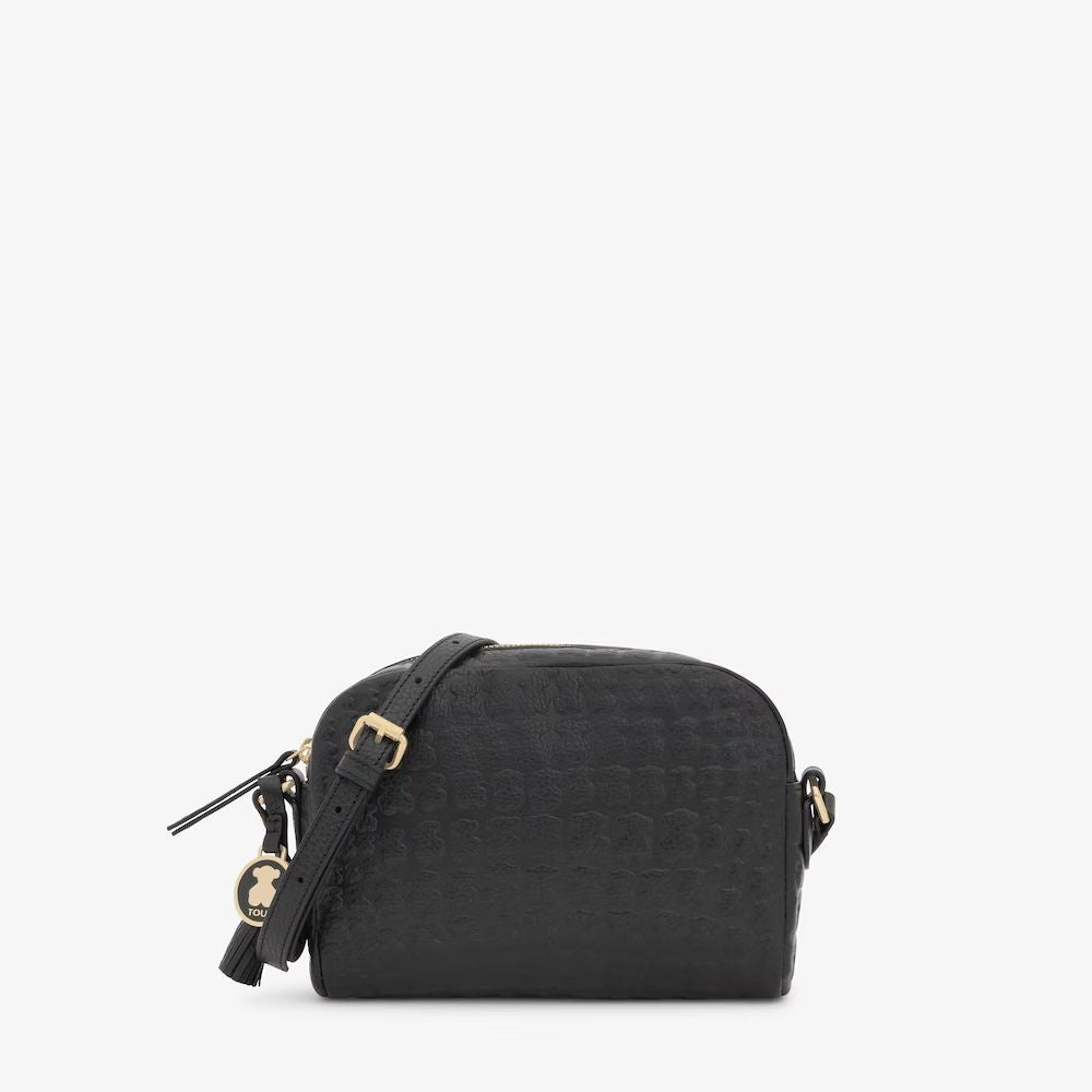 Cartera Tous Bandolera Sherton de piel negro