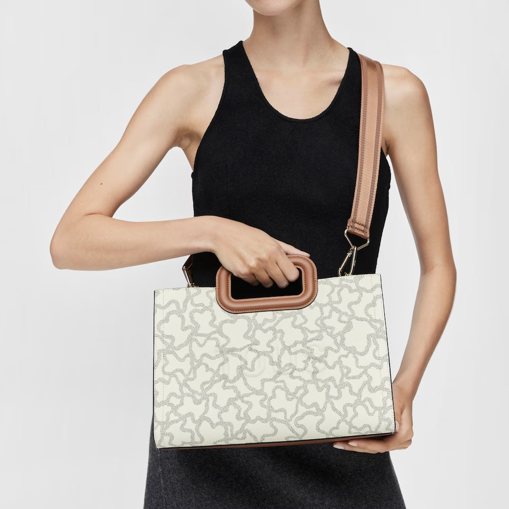Cartera Tous  amaya beige kaos