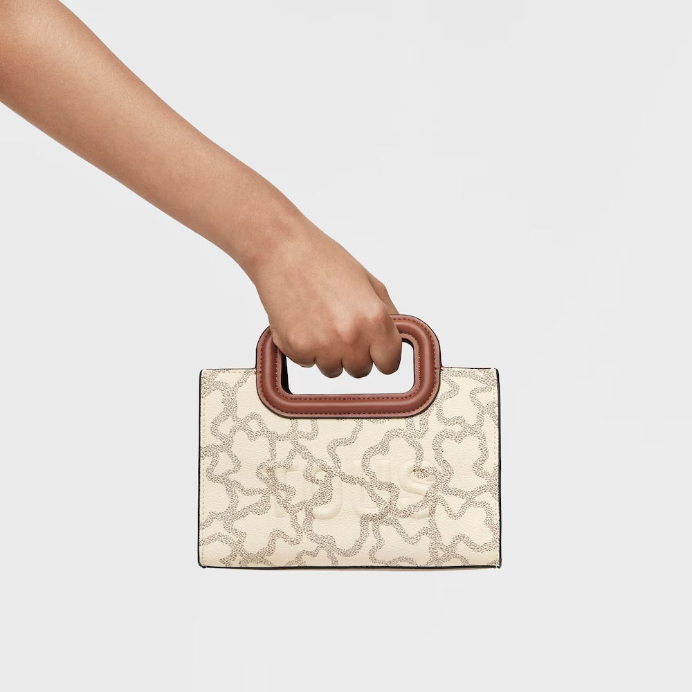Cartera Tous Mini bandolera beige Kaos