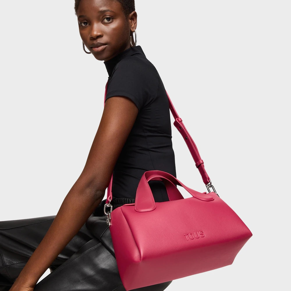 Cartera Tous City mediano fucsia