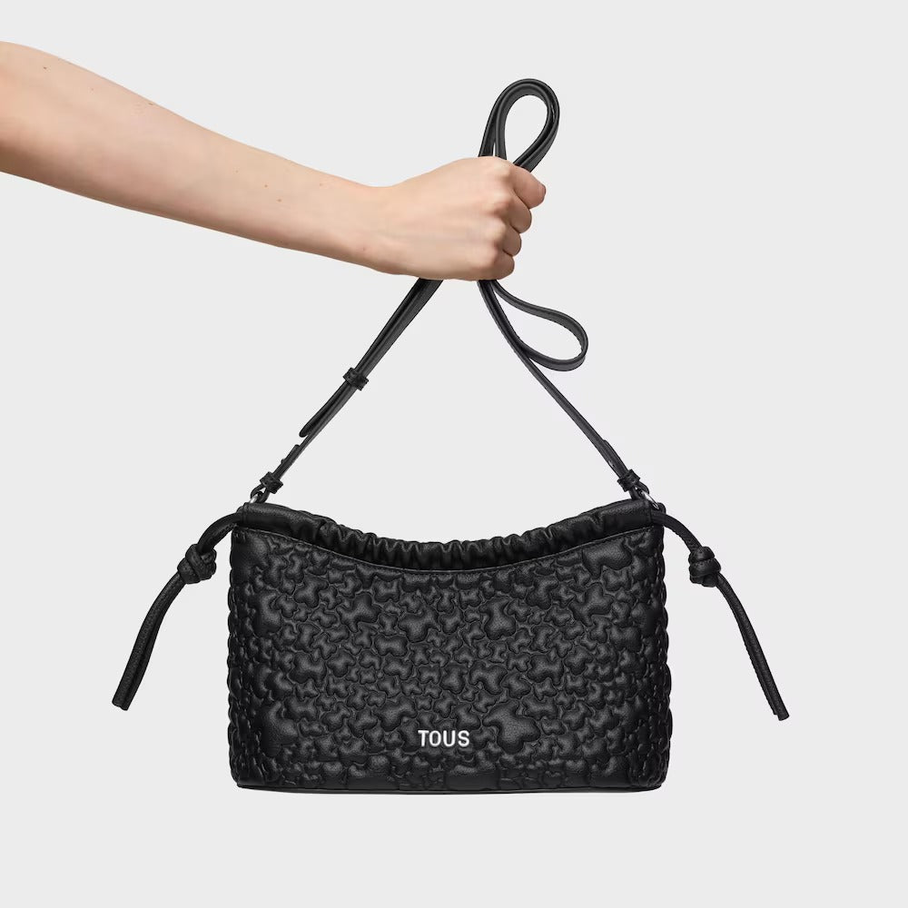 Cartera Tous Bandolera mediana puffy bear negro