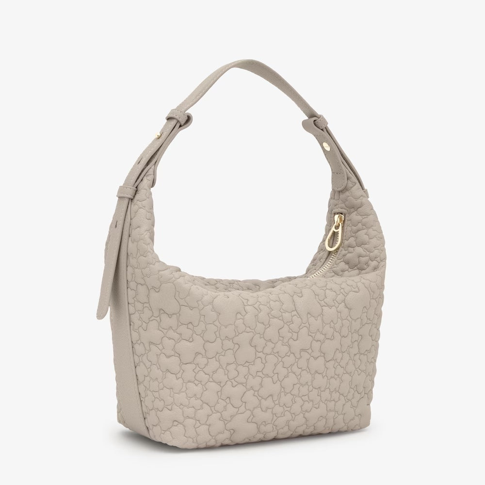 Bolso de hombro Tous mediano Puffy bear topo